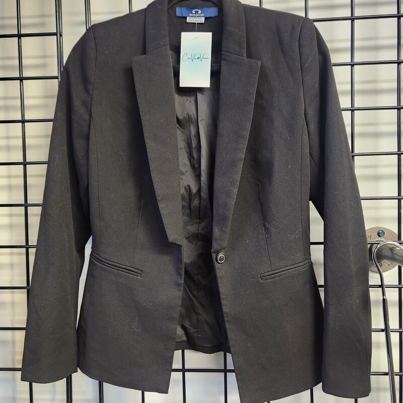 Biz Collection Blazer, Black, Size: 2