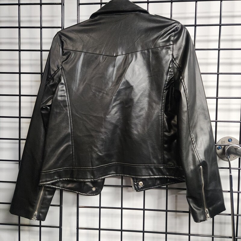 Live Free Leather, Black, Size: M