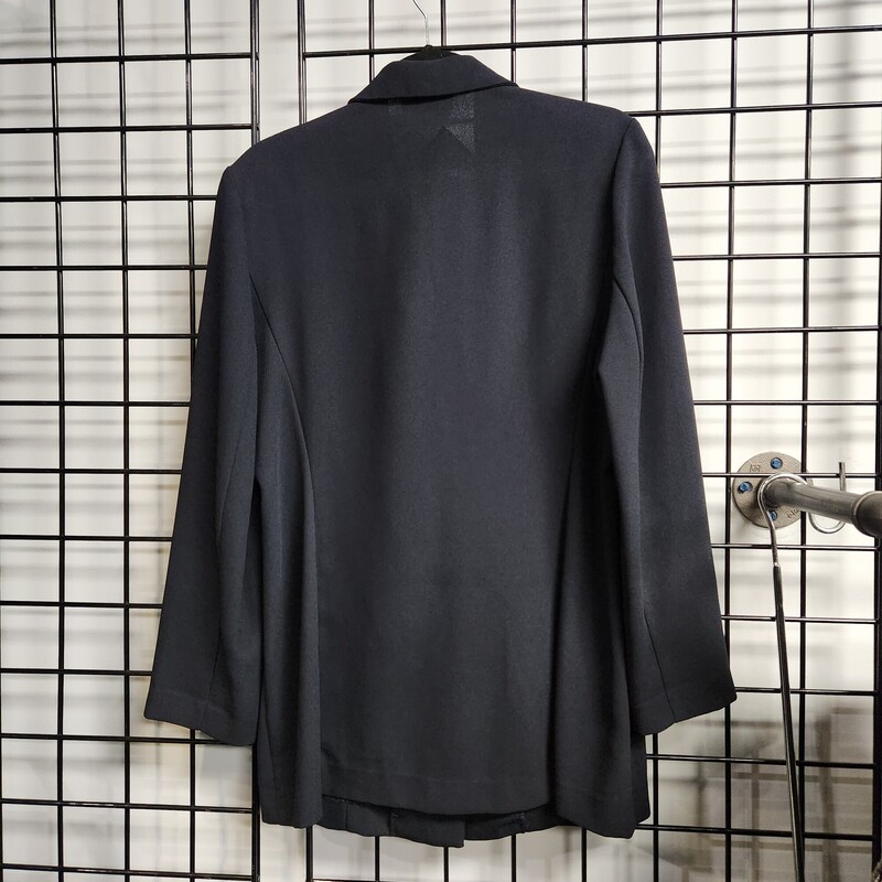 SC Basic Blazer, Black, Size: 10