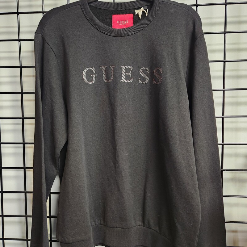 Guess Sweater, Black, Size: L