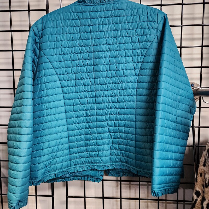 Joseph Ribkoff Jacket, Teal, Size: XL