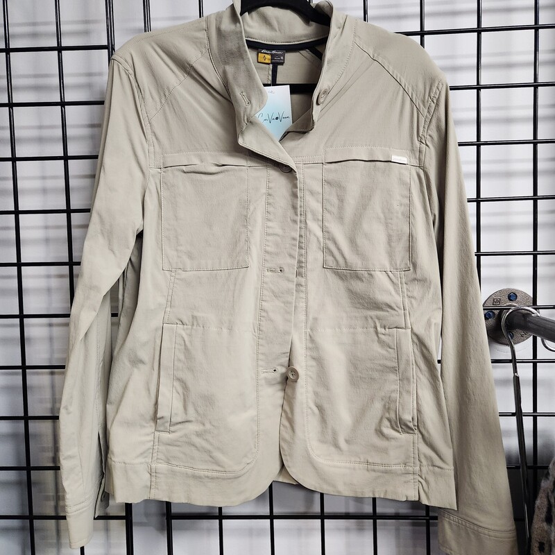 Eddie Bauer Jacket, Tan, Size: 16