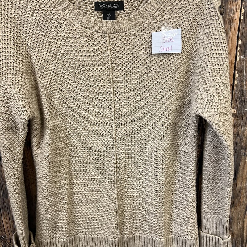 Tan Sweater, Size: Small