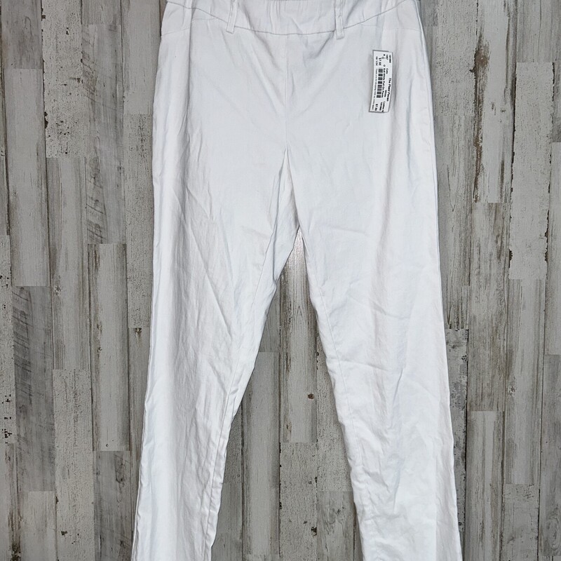 Sz6 White Pull On Pants