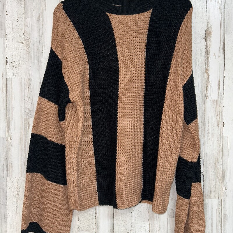 M Black/Brown Stripe Swea