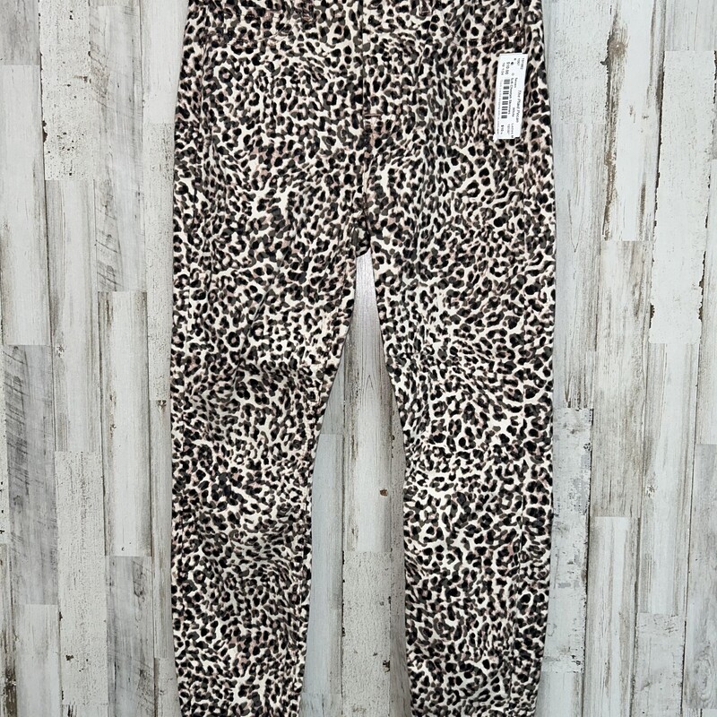 Sz6 Cheetah Skinnies, White, Size: Ladies M