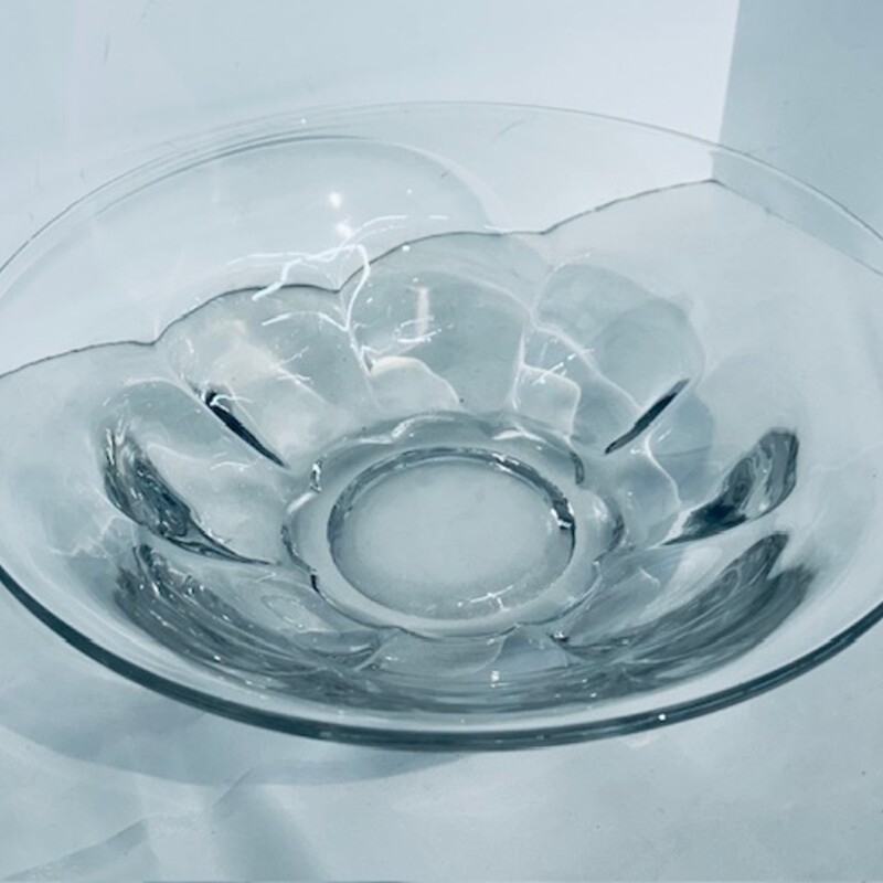 Pitted Large Crystal Bowl
Clear Size: 12 x 3.5H