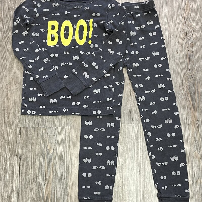 Old Navy Pj Set Halloween, Grey, Size: 6Y