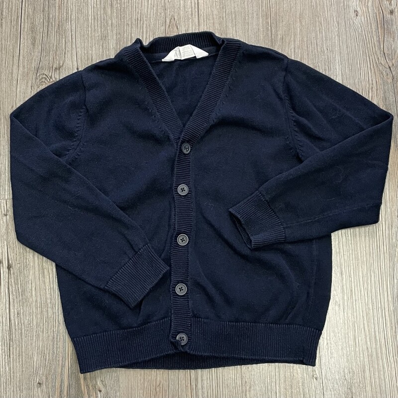 H&M Cardigan, Navy, Size: 4-6Y