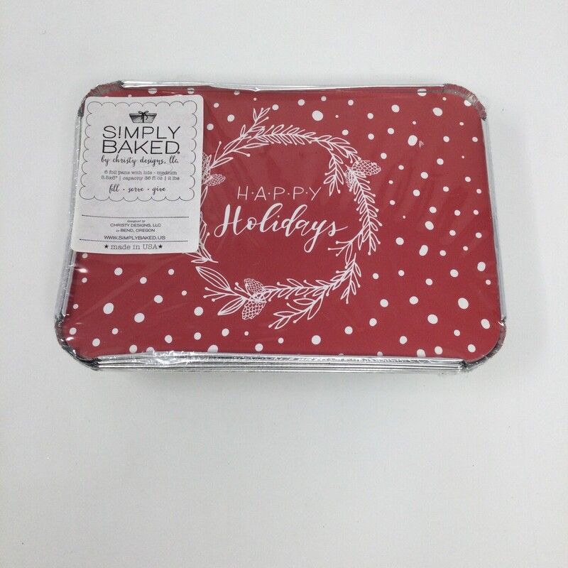 Holiday Foil Pans With Li