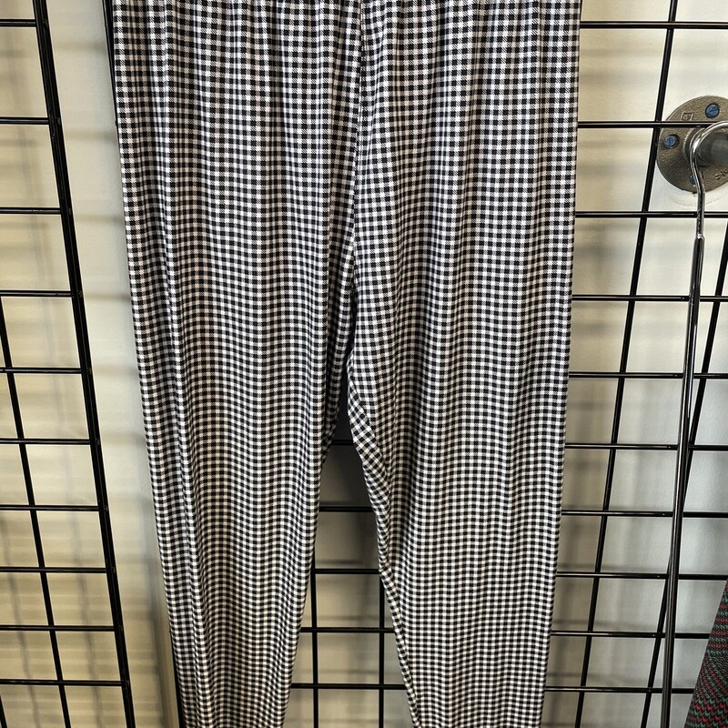 Sweet Legs Checkered, Blk/whi, Size: 2X