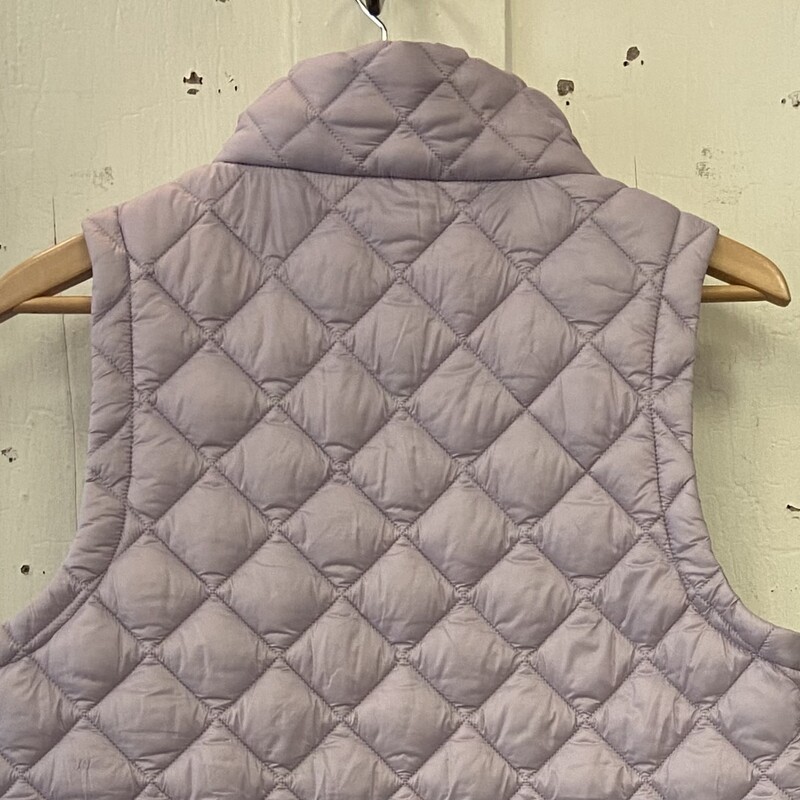 Lavender Quilt Zip Vest<br />
Lavender<br />
Size: Medium