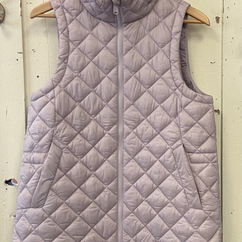 Lavender Quilt Zip Vest<br />
Lavender<br />
Size: Medium