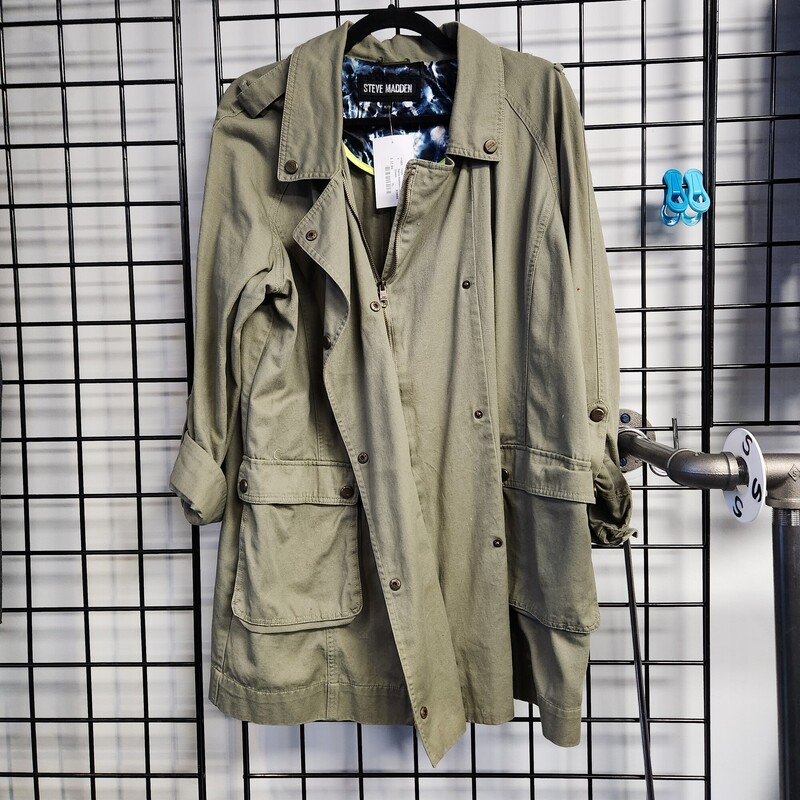 Steve Madden Jacket, Green, Size: XL