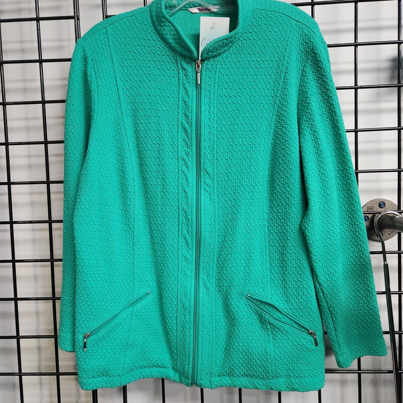 Tanjay Jacket, Green, Size: 18