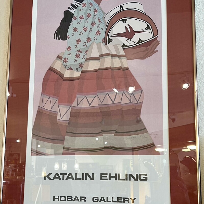 Print Katalin Ehling Artists Proof, Signed,
Size: 22x38