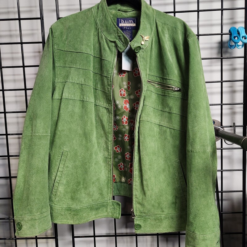 Bum Equipment Jacket, Green, Size: 2X