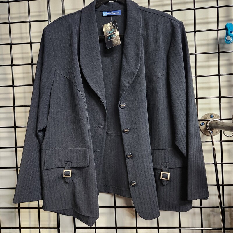 Penningtons Blazer, Navy, Size: 20