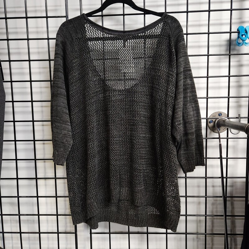 Warehouse One Sweater, Grey, Size: XXXL