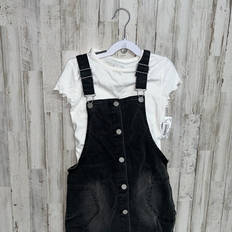 7/8 2pc Black Overall Dre