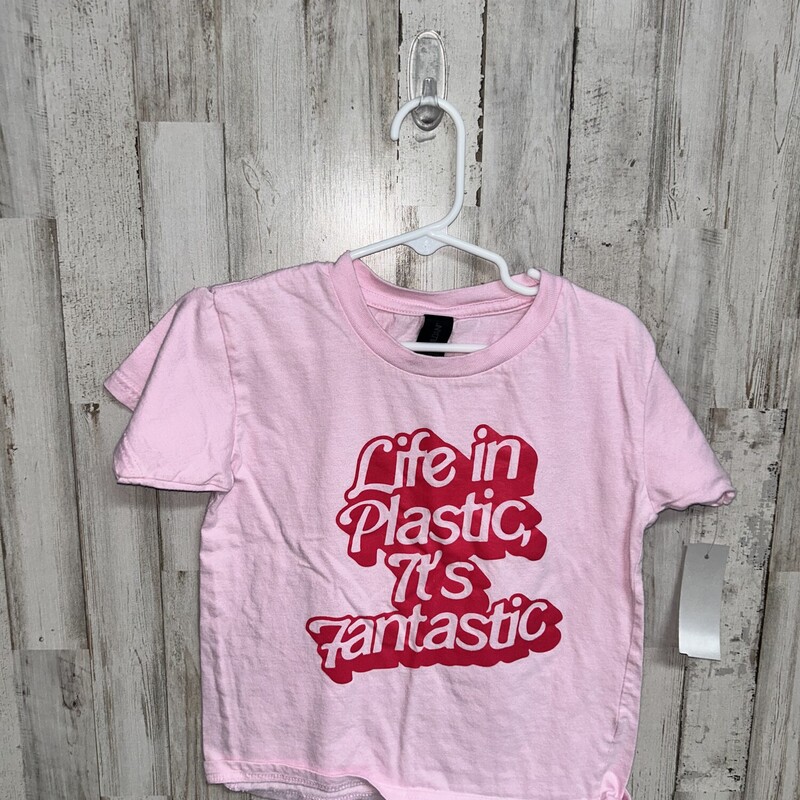 4T Life In Plastic Tee, Pink, Size: Girl 4T