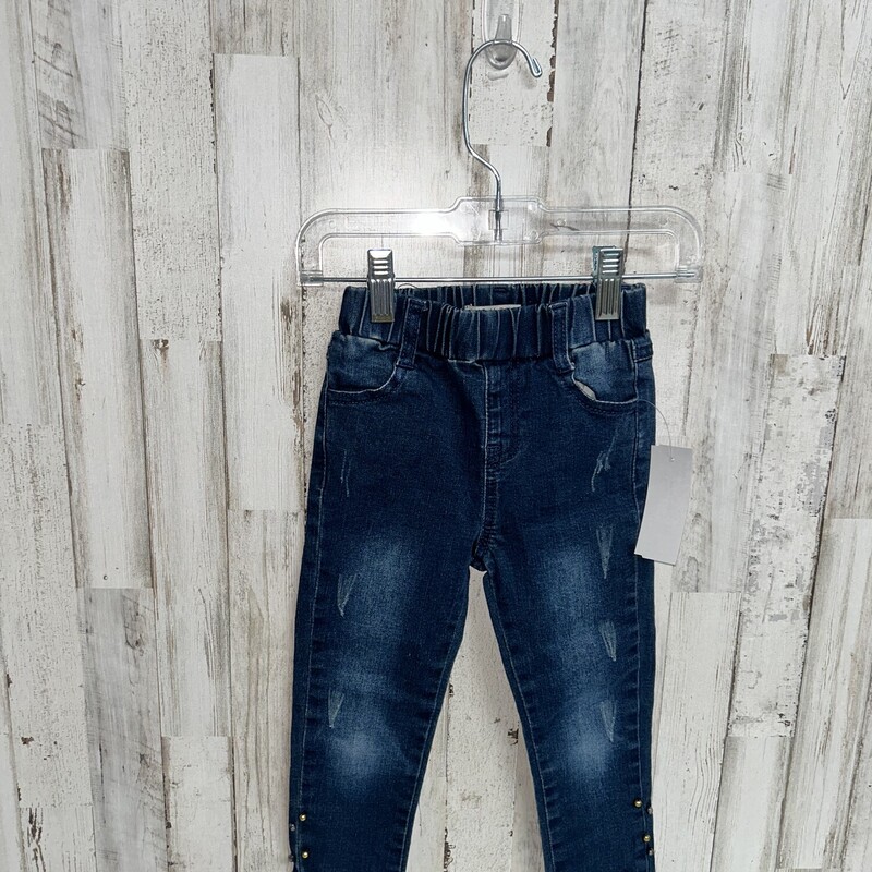 3T Lace Studded Jeans