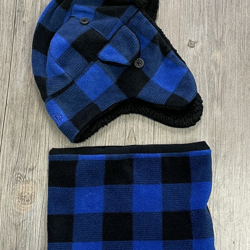 Gap Hat & Neckwarmer, Blue, Size: 52-55CM