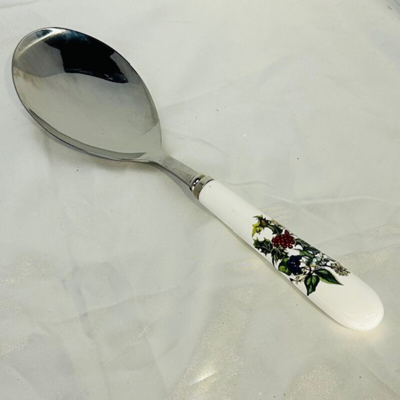 Portmeirion Holly and Ivy Serving Spoon
White, Green, Red
Size: 3x10L