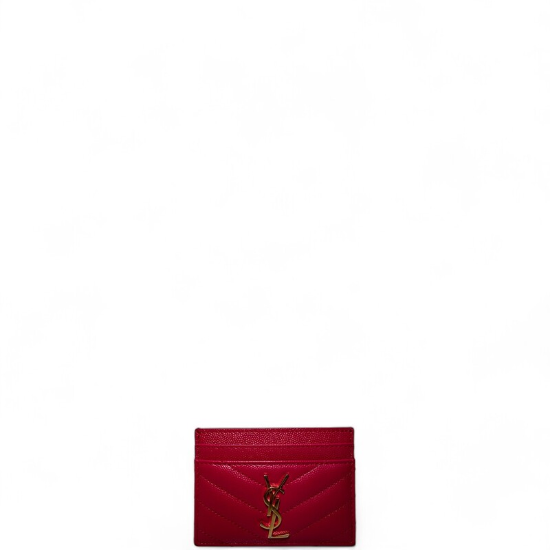 YSL Card Holder Caviar