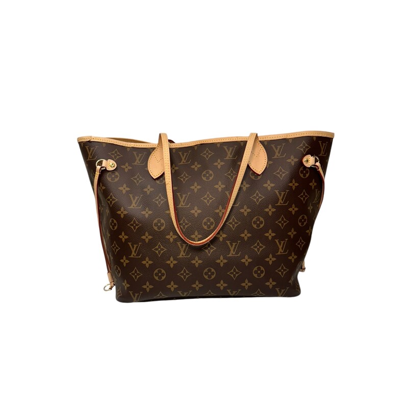 Louis Vuitton Neverfull, Monogram, Size: Mm<br />
<br />
Date Code: Chipped entrupy included.<br />
<br />
Note: Light staining on interior. Does not include poch.<br />
<br />
Dimensions:<br />
12.2 x 11 x 5.5 inches<br />
(Length x Height x Width)