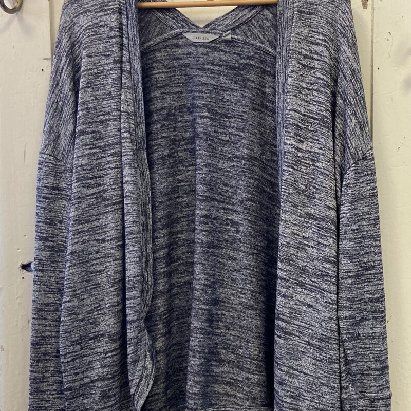 blu/gry Hther Open Cardi
Gry
Size: Large