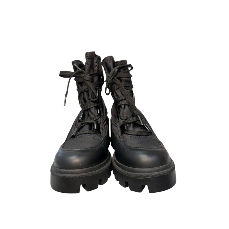 Moncler Lug Nylon, Black, Size: 37