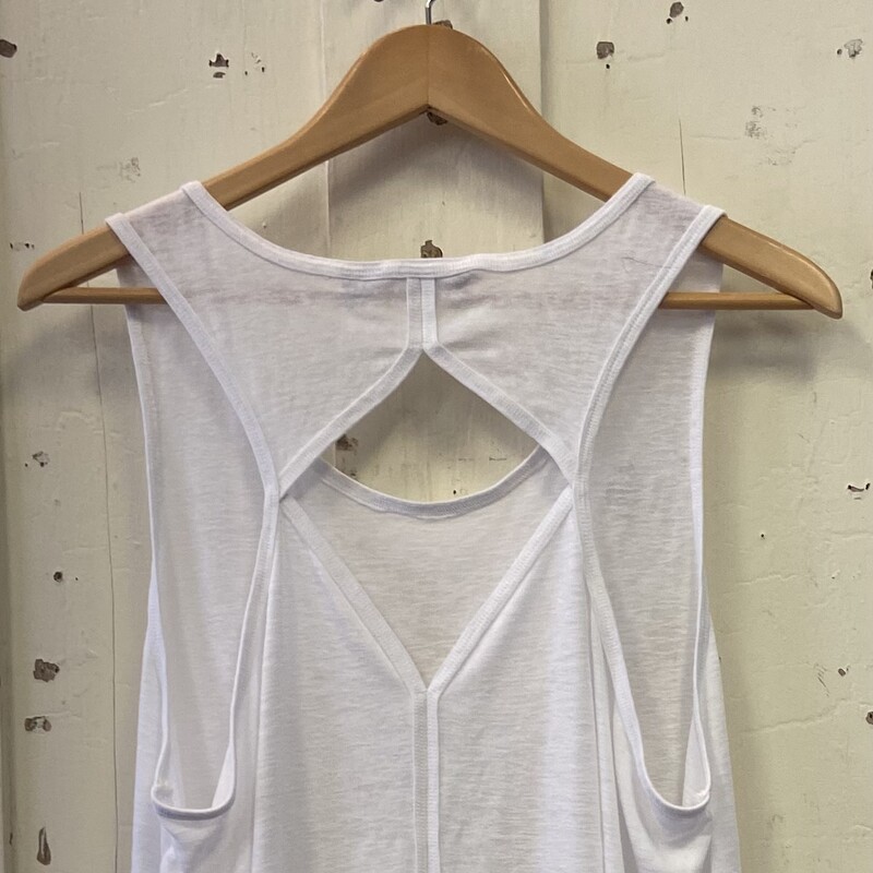 Wht Open Back Tank
White
Size: XL - T