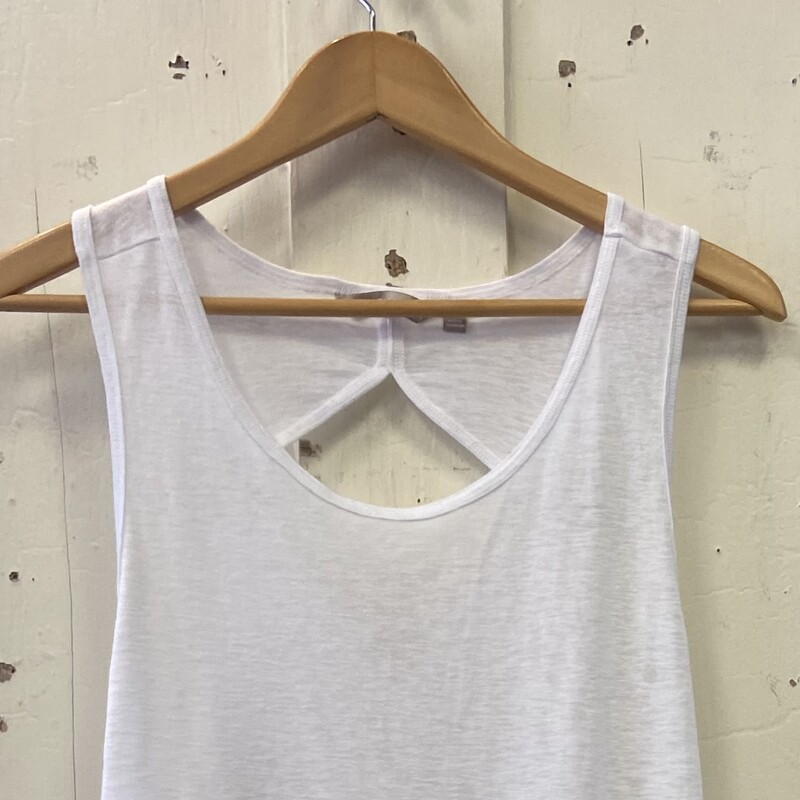 Wht Open Back Tank
White
Size: XL - T