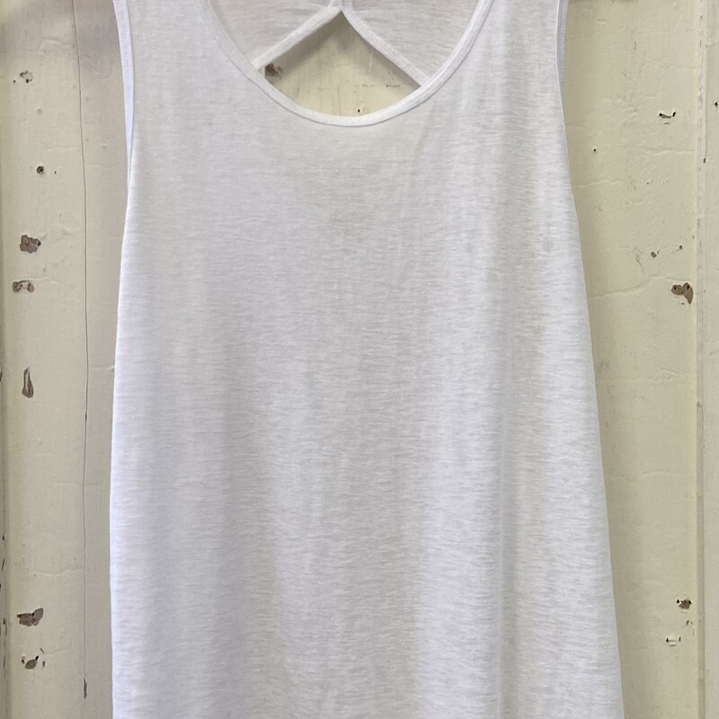 Wht Open Back Tank
White
Size: XL - T