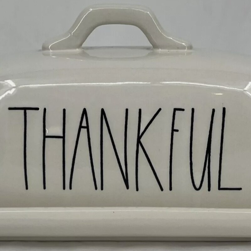 Rae DunnThankful Butter Set
White Black
Size: 8 x 5 x 5H