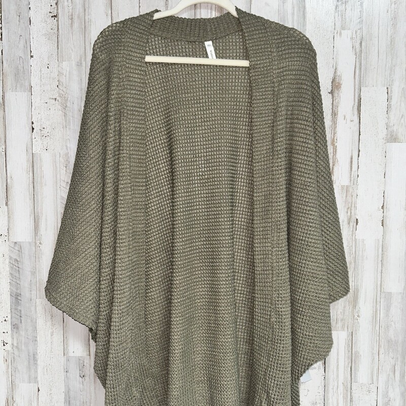 M/L Olive Knit Kimono