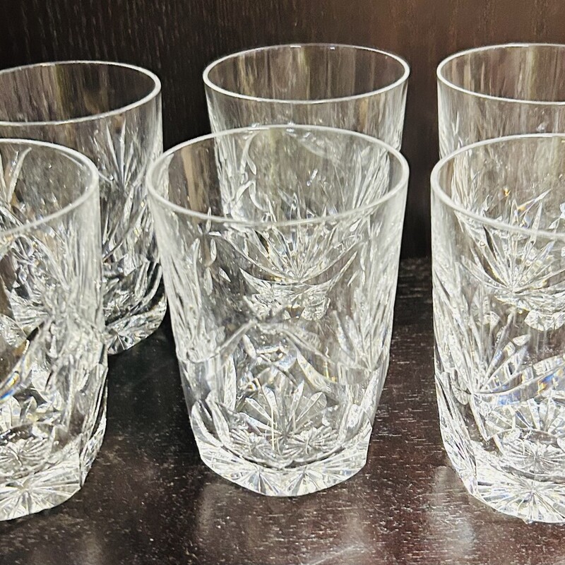 S6 Waterford Juice Glasses
Clear
Size: 2.5x3.5H