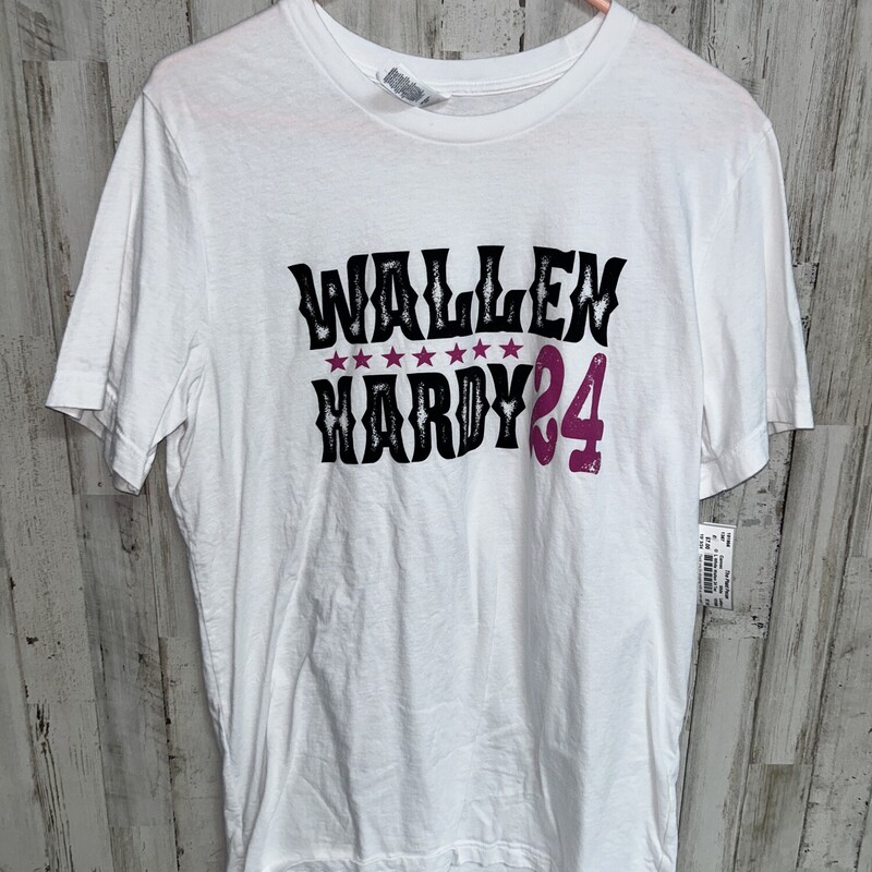 L White Wallen 24 Tee, White, Size: Ladies L