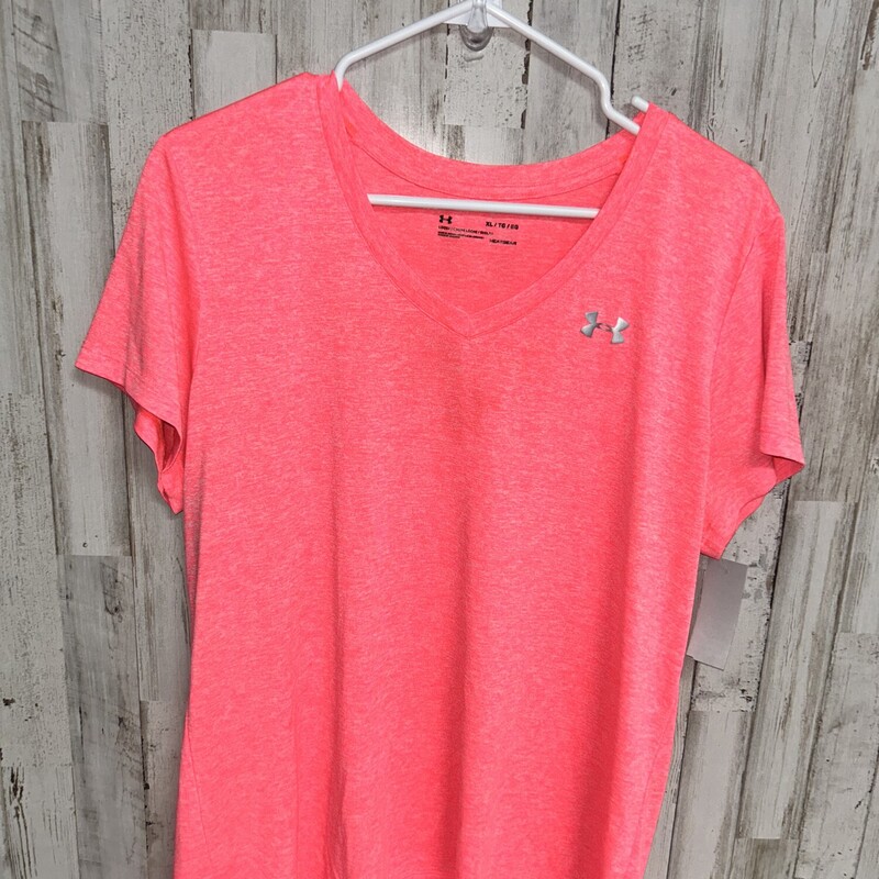 XL Neon Pink Logo Tee