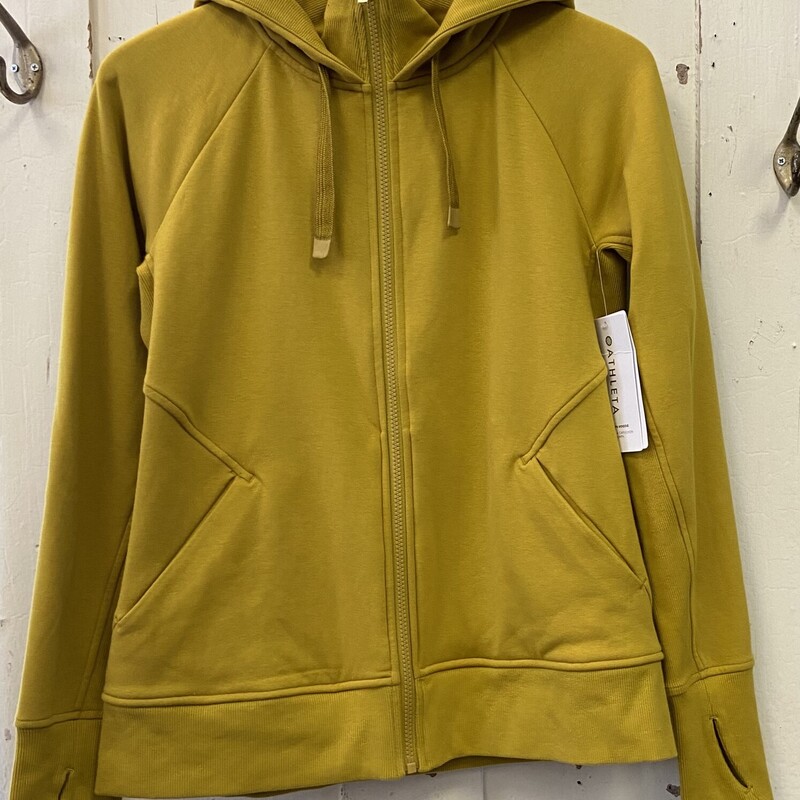 NWT Chartreuse Zip Up