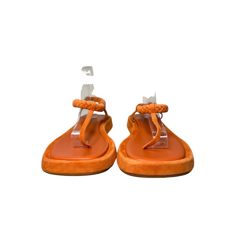 Gia Borghini Rope Sandals<br />
 Orange<br />
 Size: 40<br />
<br />
Dust bag included.