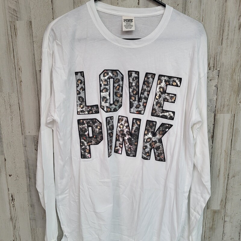 M White Love Pink Top