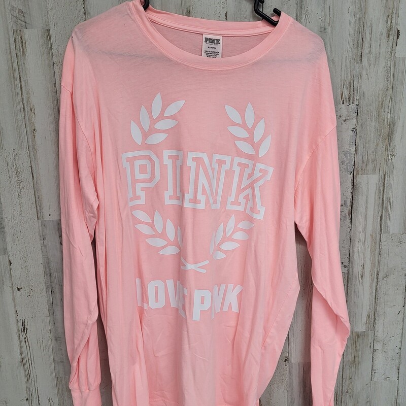 M Coral Logo Longsleeve, Pink, Size: Ladies M