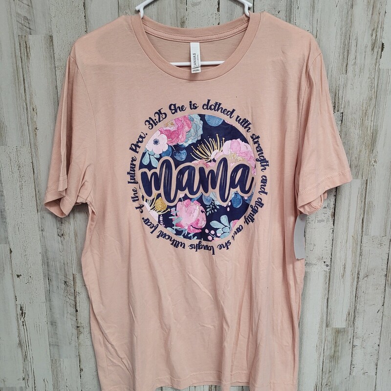 L Peach Mama Tee