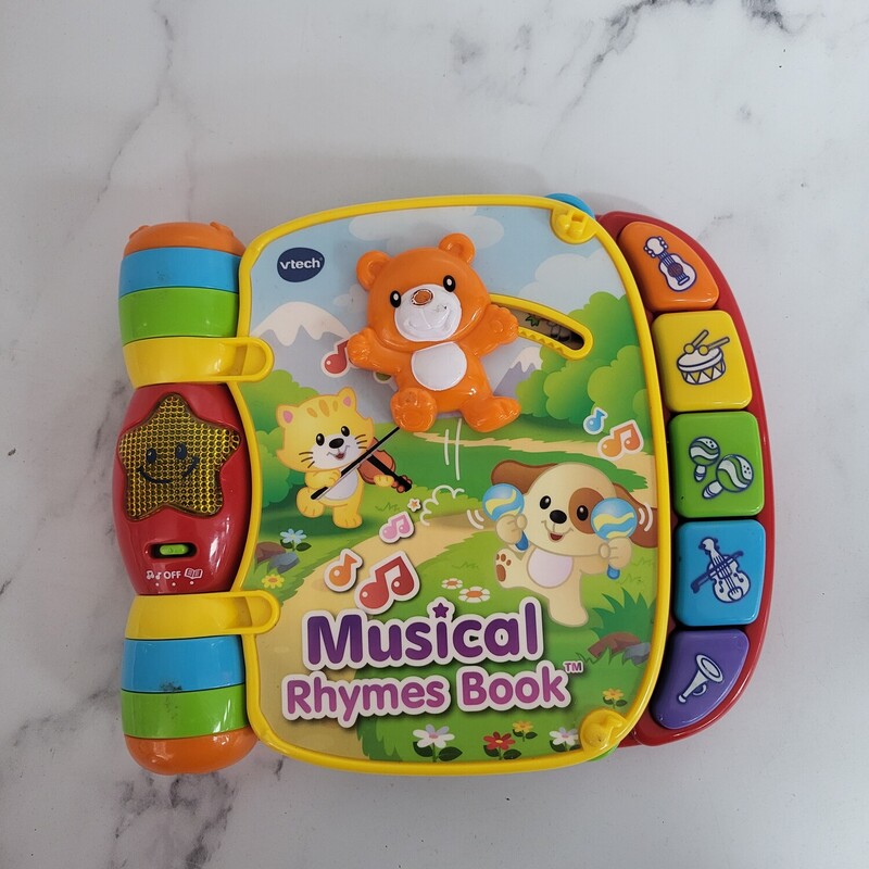 Musical Rhymes Book, Yellow, Size: Toys