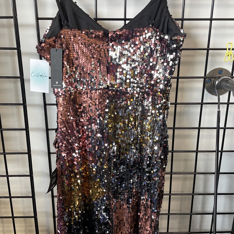 Lulus Sequin Dress NEW, Multi, Size: M