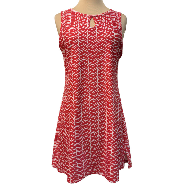 Nuu Muu Active Dress<br />
Melanie/Papayay! 2015 Design<br />
Keyhole Detail In Front<br />
Colors: Red and White<br />
Size: Large