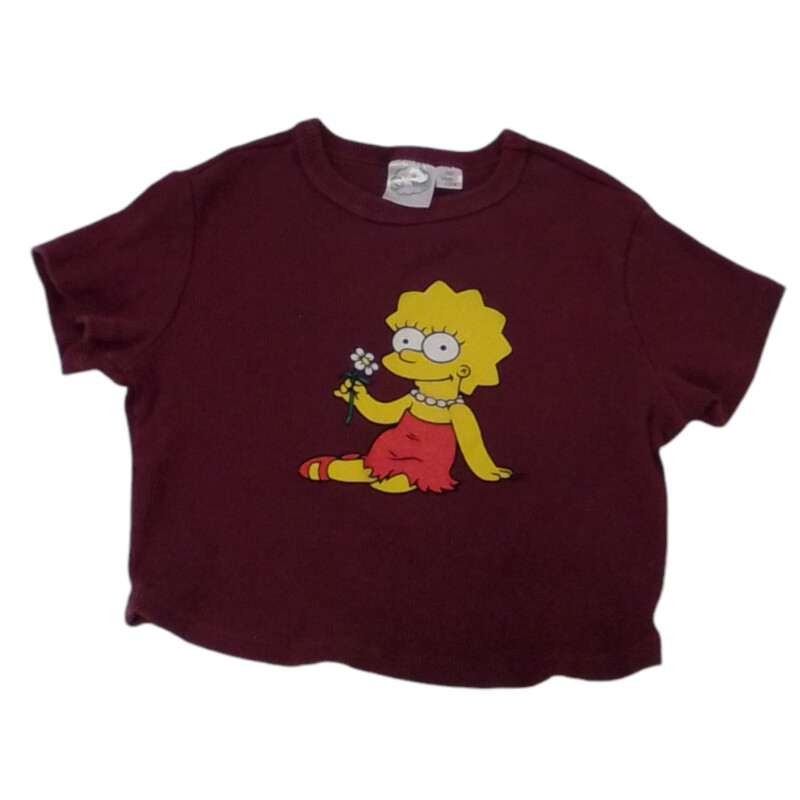 Shirt: Maroon Crop Lisa