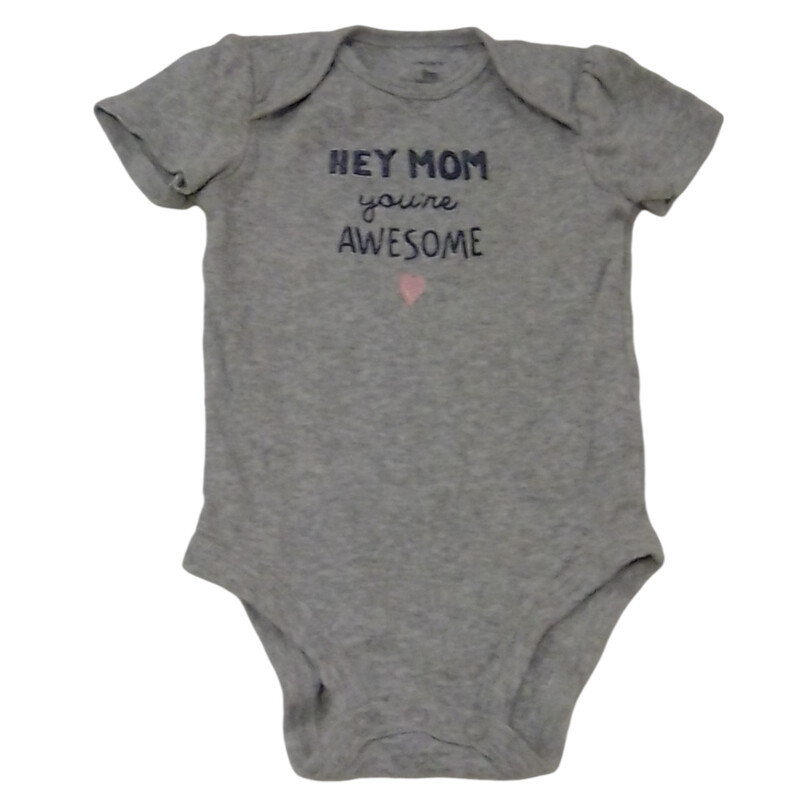 Onsie: Gray Hey Mom, Girl, Size: 9M

Located at Pipsqueak Resale Boutique inside the Vancouver Mall, Suite 230, (upstairs between Round 1 and Golds Gym) or online at:

#resalerocks #pipsqueakresale #vancouverwa #portland #reusereducerecycle #fashiononabudget #chooseused #consignment #savemoney #shoplocal #weship #keepusopen #shoplocalonline #resale #resaleboutique #mommyandme #minime #fashion #reseller

All items are photographed prior to being steamed. Cross posted, items are located at #PipsqueakResaleBoutique, payments accepted: cash, paypal & credit cards. Any flaws will be described in the comments. More pictures available with link above. Local pick up available at the #VancouverMall, tax will be added (not included in price), shipping available (not included in price, *Clothing, shoes, books & DVDs for $6.99; please contact regarding shipment of toys or other larger items), item can be placed on hold with communication, message with any questions. Join Pipsqueak Resale - Online to see all the new items! Follow us on IG @pipsqueakresale & Thanks for looking! Due to the nature of consignment, any known flaws will be described; ALL SHIPPED SALES ARE FINAL. All items are currently located inside Pipsqueak Resale Boutique as a store front items purchased on location before items are prepared for shipment will be refunded.